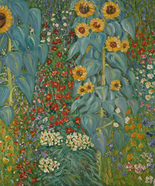 Klimt - Farm Garden With Sunflowers