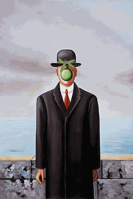 Rene Magritte - The Son of Man oil painting
