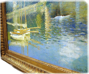 Monet Art Receives a Lethal Blow