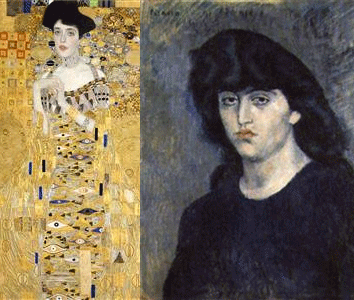 picasso's Suzanne Bloch and Klimt Adele Bloch